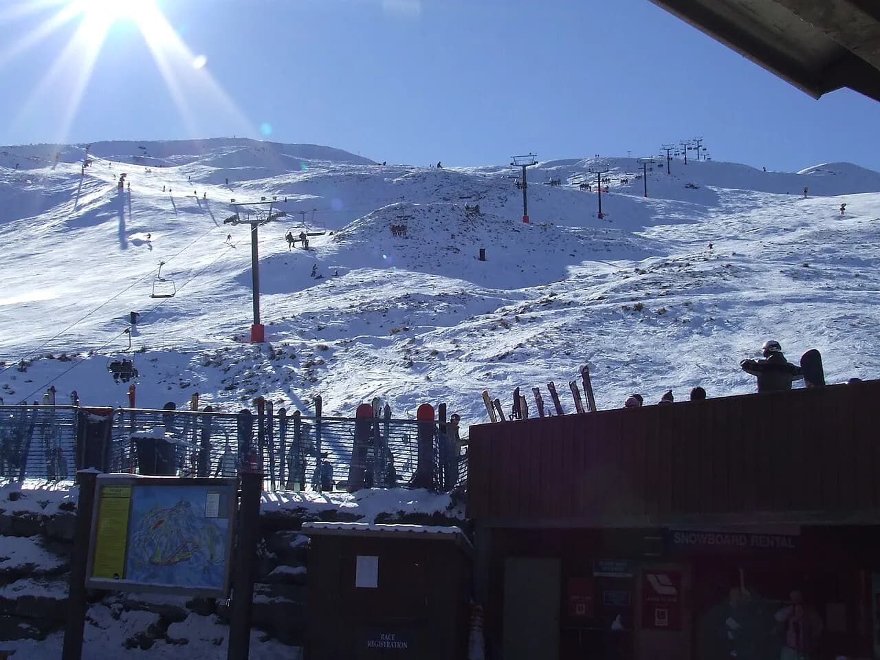 Pistas y remontes de Coronet Peak